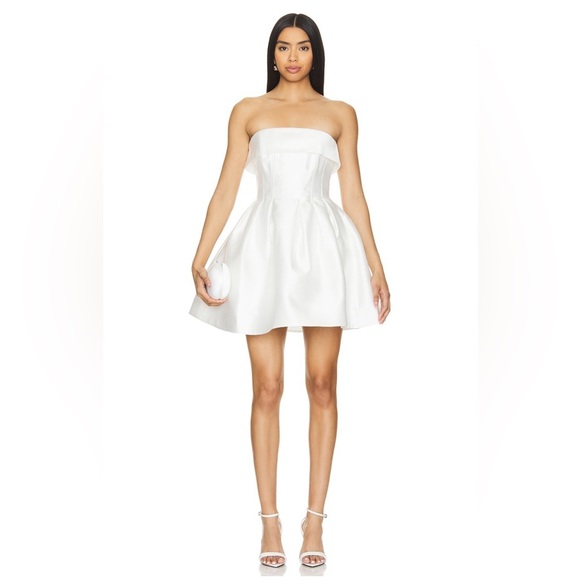 Rebecca Vallance Dresses & Skirts - Cristine Strapless Mini in Ivory - size AU 10 / US 6
